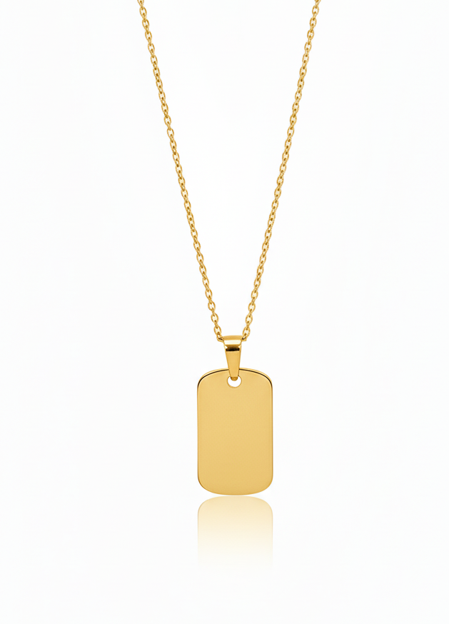 Rectangular engraving blank – MORE jewellery