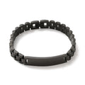 Black link bracelet