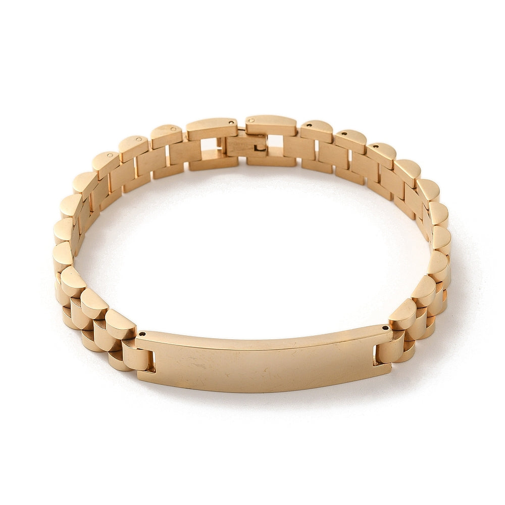 Gold link bracelet